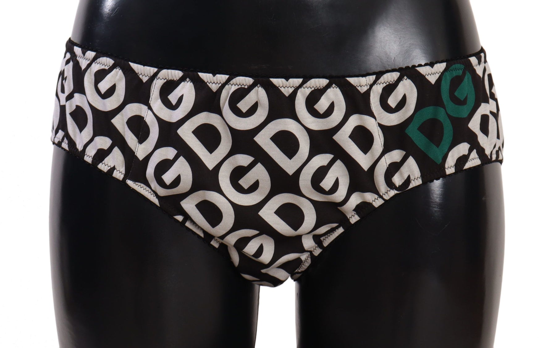 Dolce & Gabbana Multicolor DG Logo Print Slip Bottom Unterwäsche