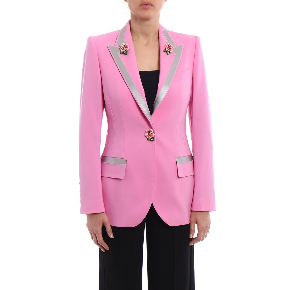 Dolce & Gabbana Rosa Wolljacken &
