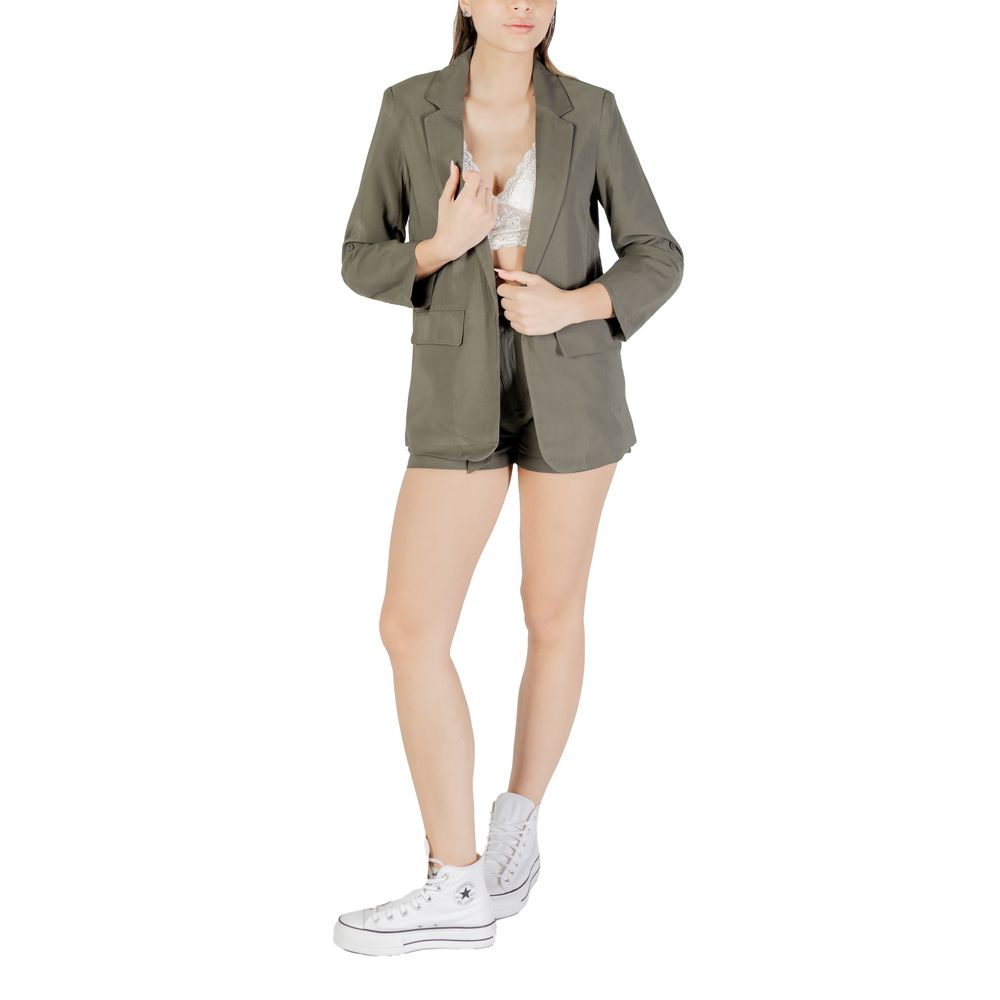 Only Grüner Viskose-Blazer