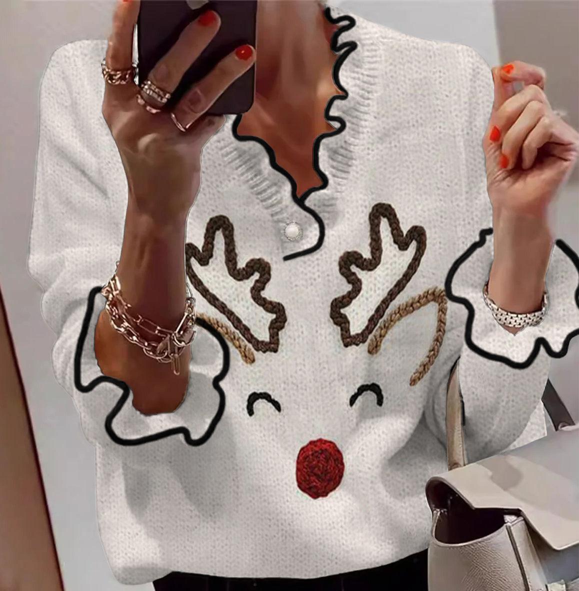 Groovy Ivory Long Sleeve Sweater - Dein stilvoller Wohlfühl-Begleiter im Herbst