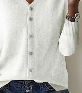 Eleganter V-Ausschnitt Cardigan für den Herbst