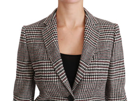 Dolce & Gabbana Multicolor Trench Knielange Jacke Mantel