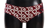 Dolce & Gabbana Multicolor DG Logo Print Slip Bottom Unterwäsche