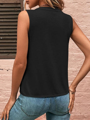 Elegantes schwarzes V-Neck Top – Winter Layering Must-have