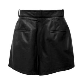 Dolce & Gabbana Schwarzes Lammfell Women's Short