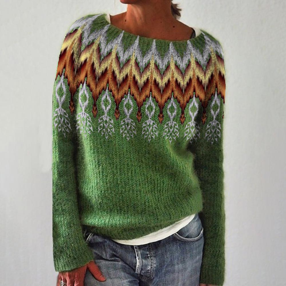 Trendiger Argyle Chevron Sweater - Dein stylischer Herbstbegleiter