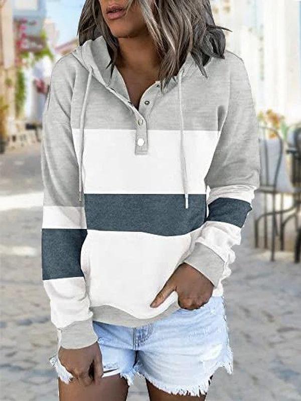 Comfy Long Sleeve Grey Sweatshirt – Dein stylischer Herbstsbegleiter