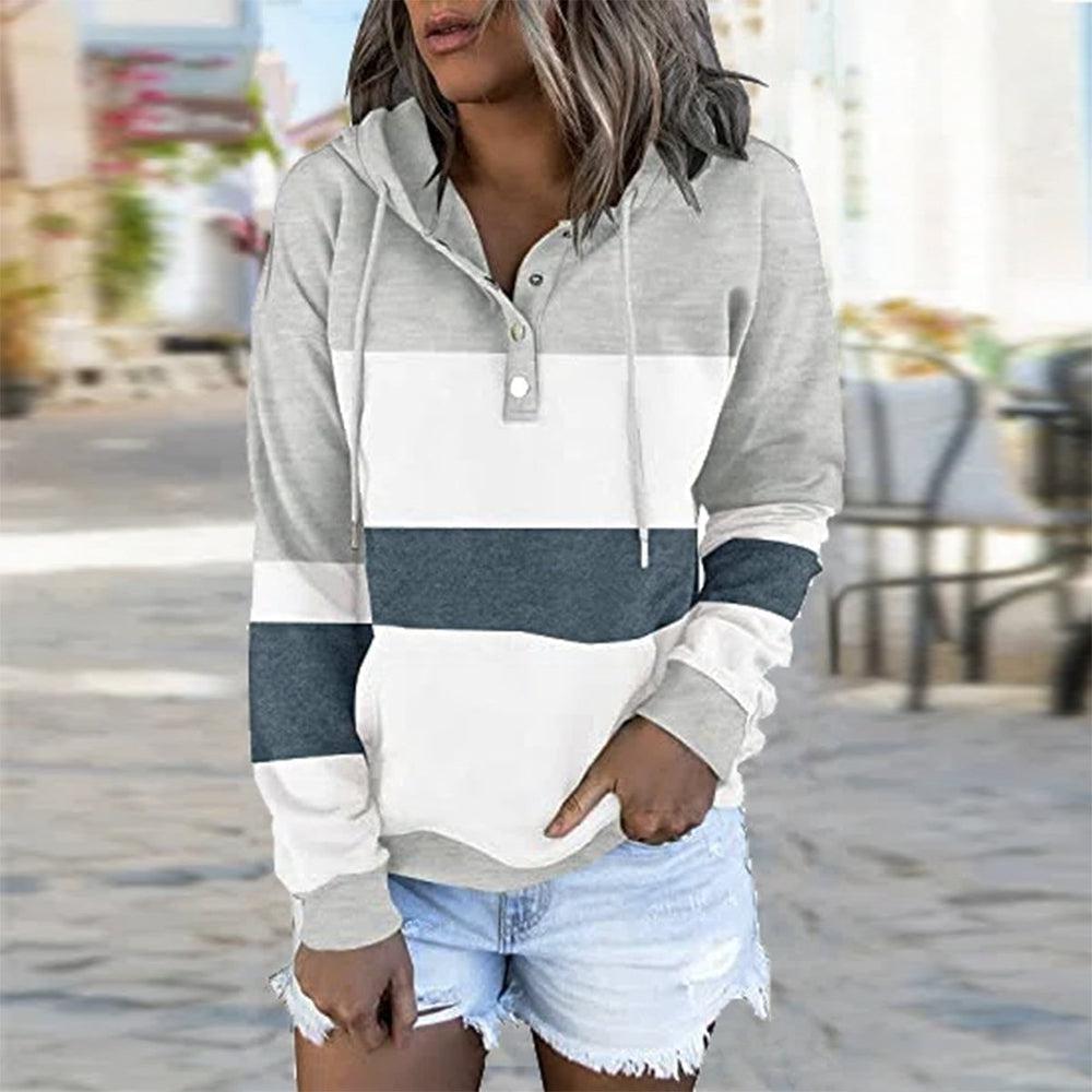 Comfy Long Sleeve Grey Sweatshirt – Dein stylischer Herbstsbegleiter