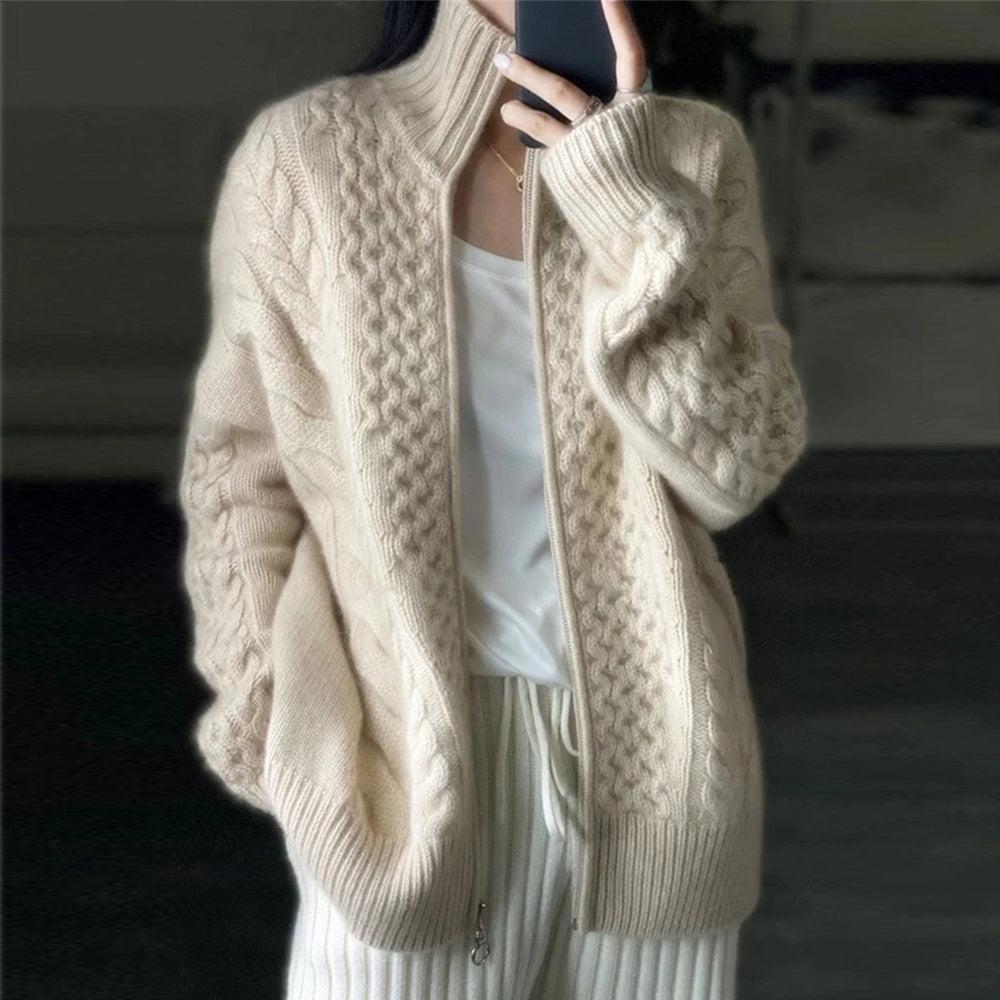 Eleganter Herbst-Cardigan - Langärmelig, Warm & Pflegeleicht