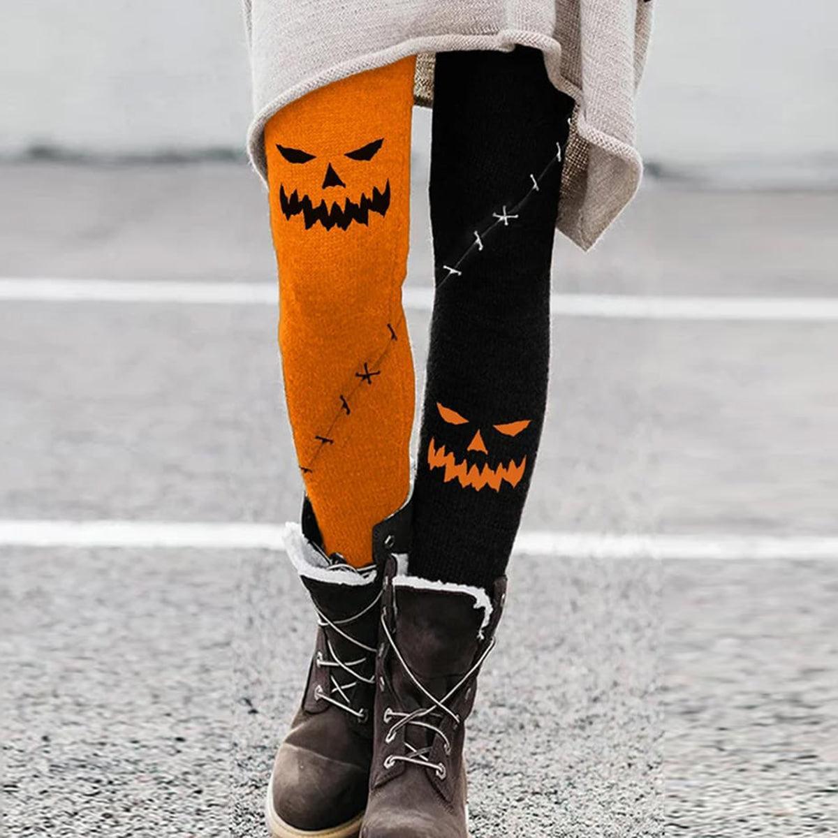 Herbstshafte Orange Hose mit Elastischem Bund & Kordelzug
