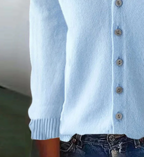 Herbstlicher Basic Long Sleeve Cardigan - Kuschelweicher Stil für kühle Tage