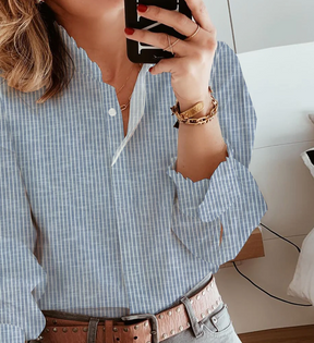 Fresh Long Sleeve Striped Top - Ihr vielseitiger, bequemer Herbstsbegleiter