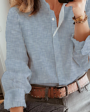 Fresh Long Sleeve Striped Top - Ihr vielseitiger, bequemer Herbstsbegleiter