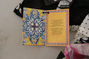 Dolce & Gabbana Multicolor Pachwork Midi-Seiden-Leoparden-Bodycon-Kleid mit Blumenmuster