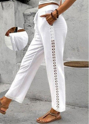 Basic Plain Side Pocket Pants - Stilvoller Herbstsbegleiter mit Komfort