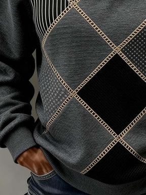 Damen Winter Pullover Hoodie Colorblock Teddyfutter warm