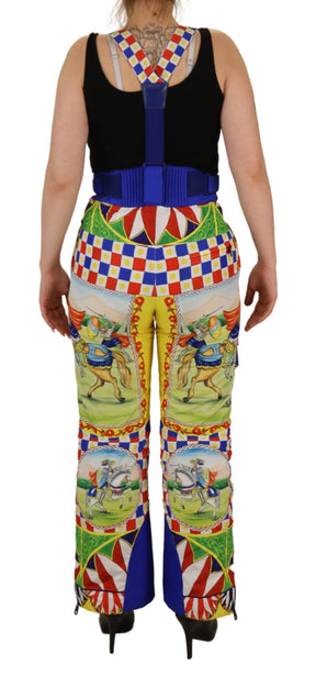 Dolce & Gabbana Multicolor Bedruckte Schneehose Hose