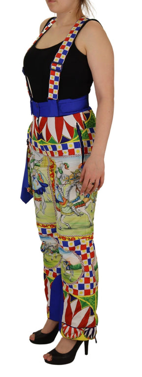 Dolce & Gabbana Multicolor Bedruckte Schneehose Hose