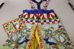 Dolce & Gabbana Multicolor Bedruckte Schneehose Hose
