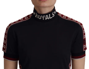 Dolce & Gabbana Schwarzes #DGMillennials T-Shirt aus 100% Baumwolle