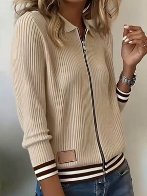 Chic Collared Long Sleeve Cardigan - Ihr stilvoller Begleiter für den Herbst