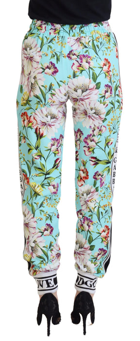 Dolce & Gabbana Multicolor Floral Sweatpants Hose