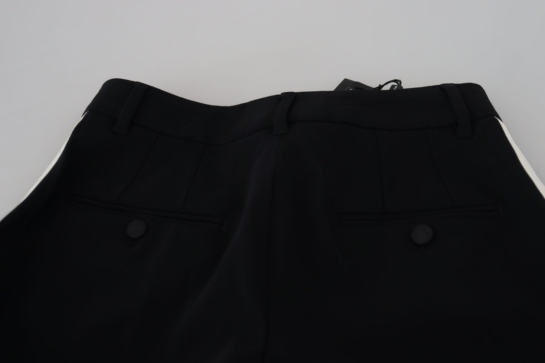 Dolce & Gabbana Schwarze Hosen mit hoher Taille für Frauen