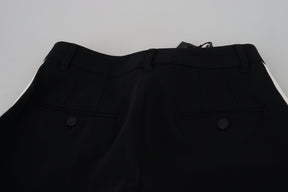 Dolce & Gabbana Schwarze Hosen mit hoher Taille für Frauen