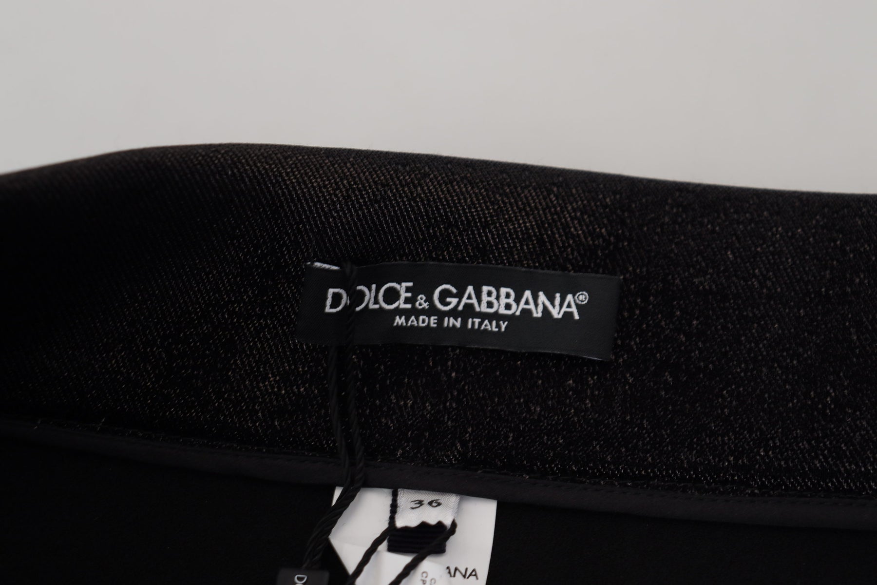 Dolce & Gabbana Schwarze Skinny Denim-Jeans aus gewaschener Baumwolle