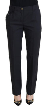 Dolce & Gabbana Graue Damen Formal Tapered Pants