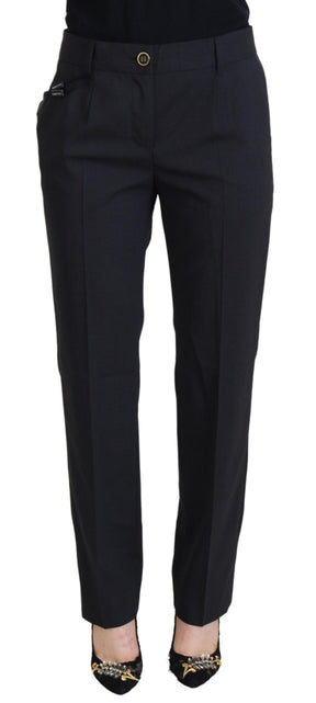 Dolce & Gabbana Graue Damen Formal Tapered Pants