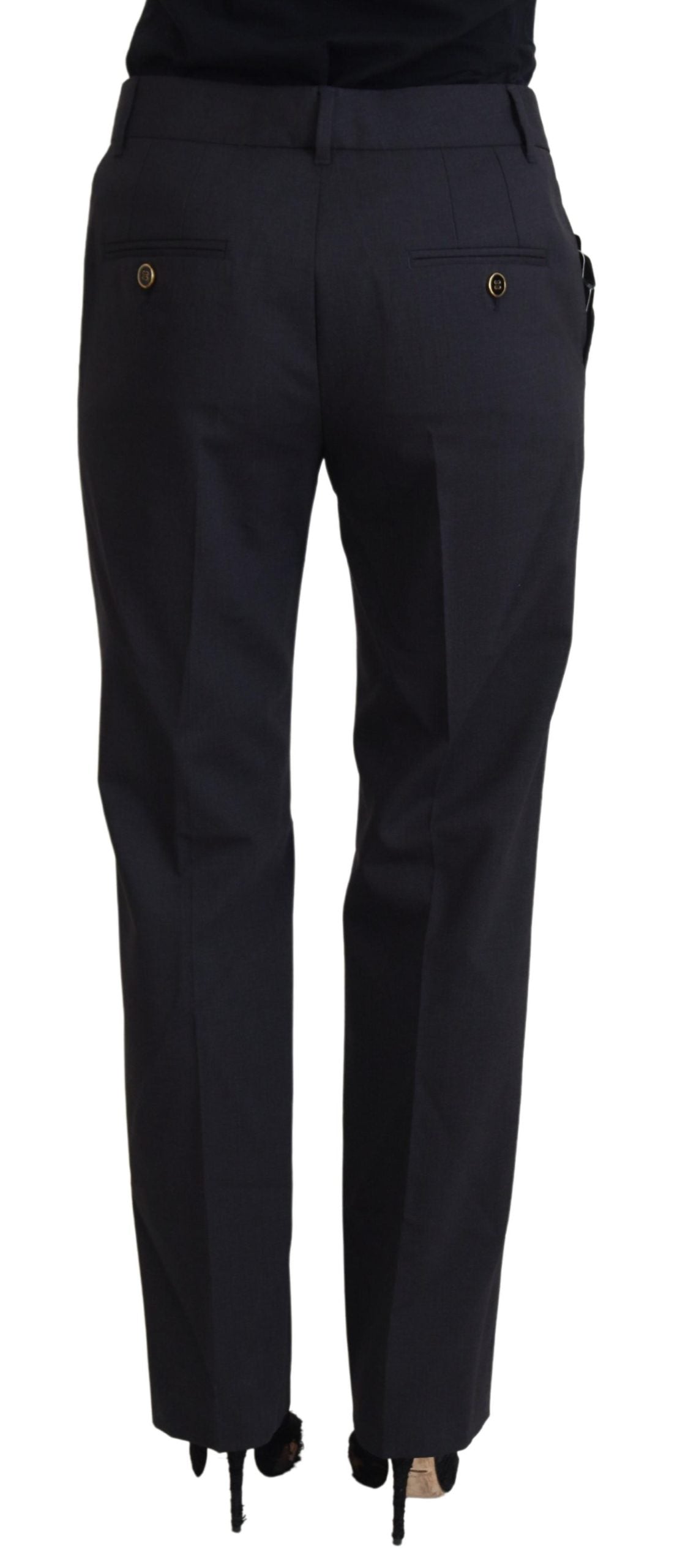 Dolce & Gabbana Graue Damen Formal Tapered Pants