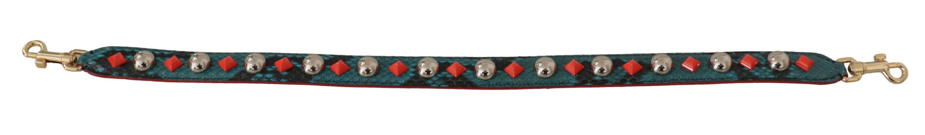 Dolce & Gabbana Grüne Kristalle Ledertasche mit Schulterriemen