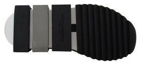 Dolce & Gabbana Silber Strass Sorrento Turnschuhe Schuhe