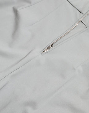 Dolce & Gabbana Graue schlanke Nylon-Hose