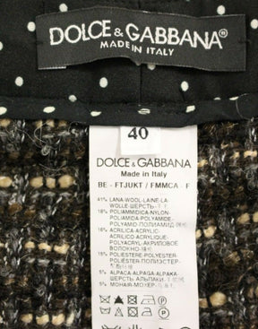 Dolce & Gabbana Mehrfarbige kurze Hosen aus Wolle