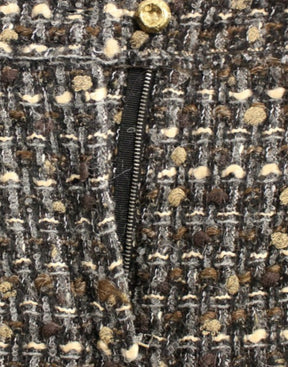 Dolce & Gabbana Multicolor Wolle Shorts Hose