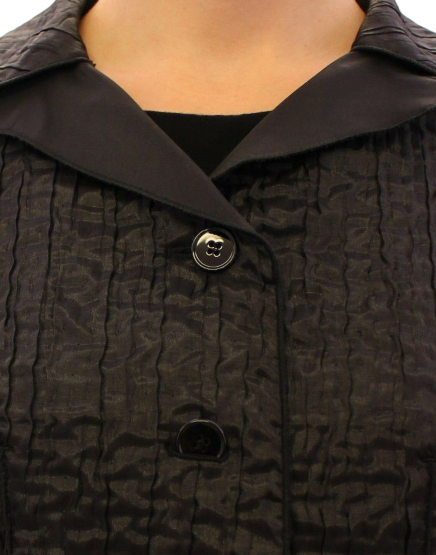 Dolce & Gabbana Schwarzer kurzer Bolero Shrug Jacke Mantel