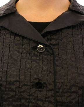 Dolce & Gabbana Schwarzer kurzer Bolero Shrug Jacke Mantel