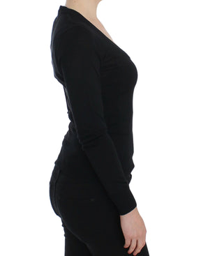 Dolce & Gabbana Schwarzer Kaschmirpullover mit Rundhalsausschnitt Pullover