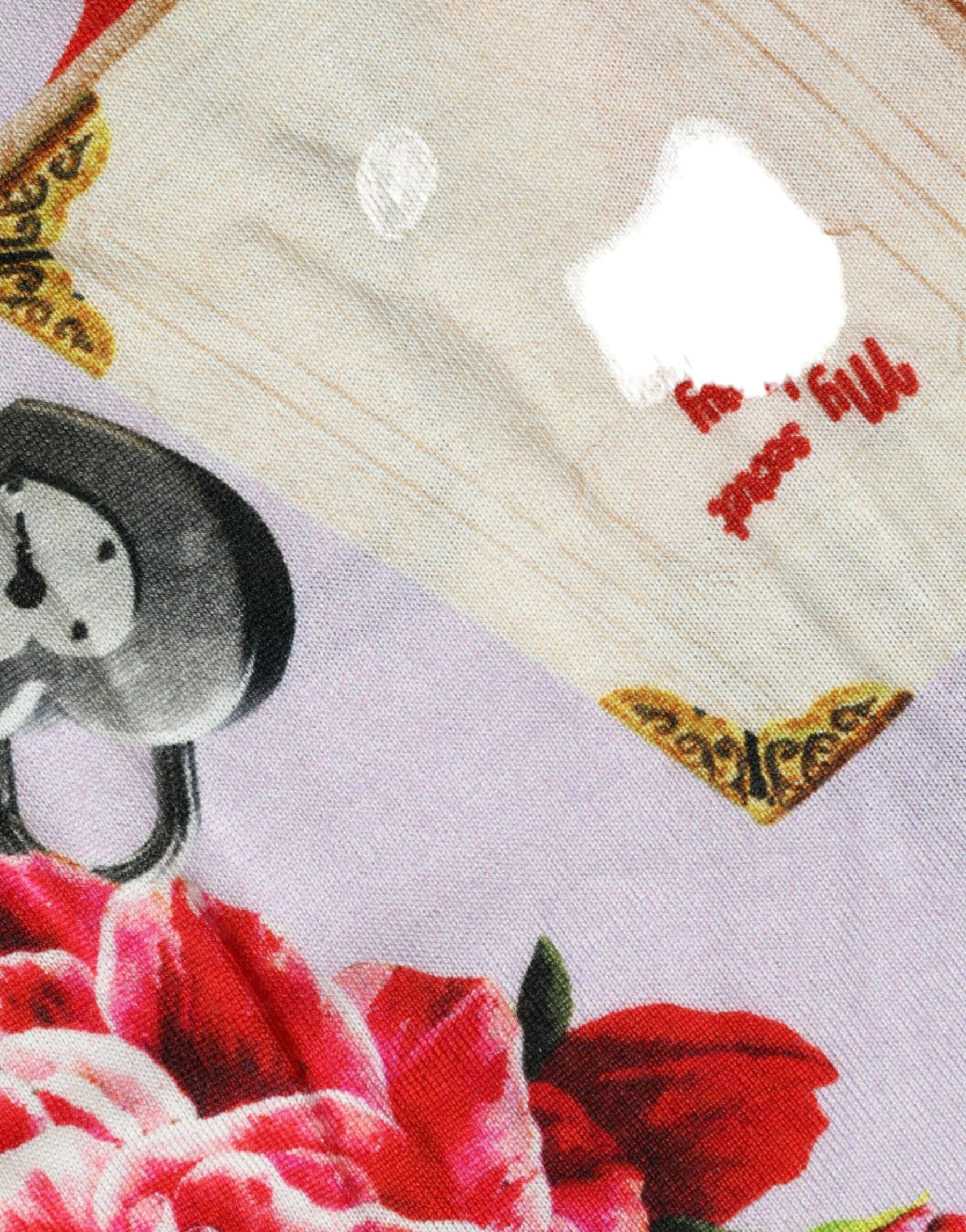 Dolce & Gabbana Multicolor Floral Vorhängeschloss Schmetterling Tank Top