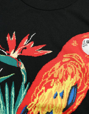 Dolce & Gabbana Schwarzer Dschungel Rundhalsausschnitt ärmelloses Tank-Top