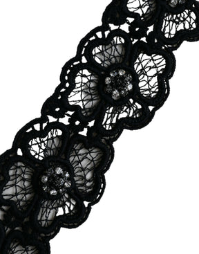 Dolce & Gabbana Weißes Seidenoberteil mit Spitzenbesatz und kurzen Ärmeln