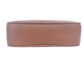 Burberry Kleine Leder Tan Kamera Crossbody TB Logo Tasche