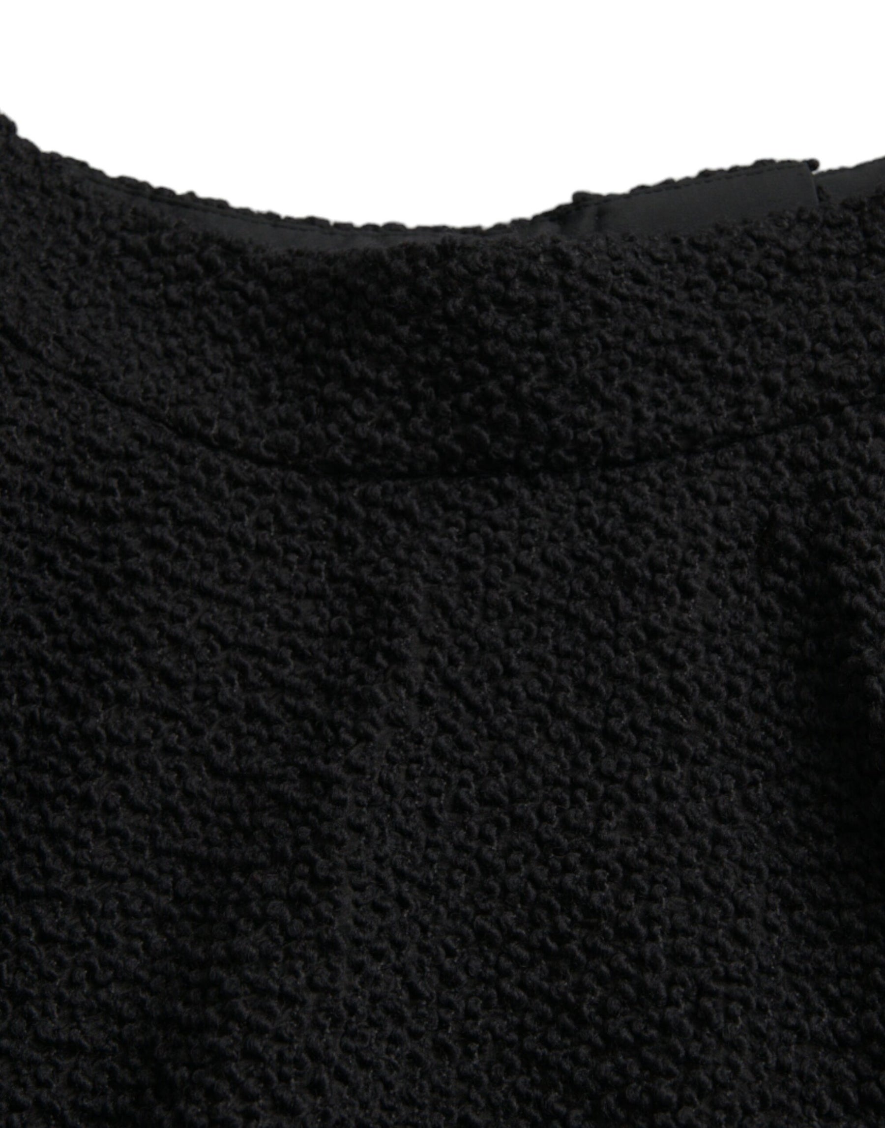 Dolce & Gabbana Schwarzer Rock mit hoher Taille und knielanger A-Linie