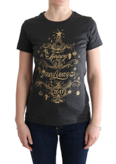Dolce & Gabbana Graues Baumwolle 2017 Motiv T-Shirt