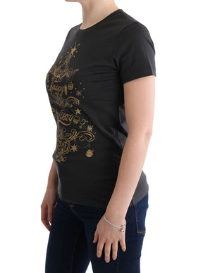 Dolce & Gabbana Graues Baumwolle 2017 Motiv T-Shirt