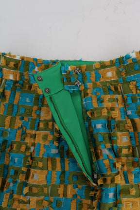 Dolce & Gabbana Mehrfarbiger gerader Bleistiftrock aus Jacquard