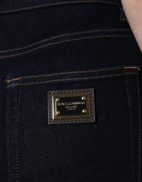 Dolce & Gabbana Schwarze GRACE High Waist Skinny Denim Jeans