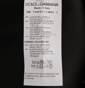 Dolce & Gabbana Gold Schwarz Kurzer Minirock